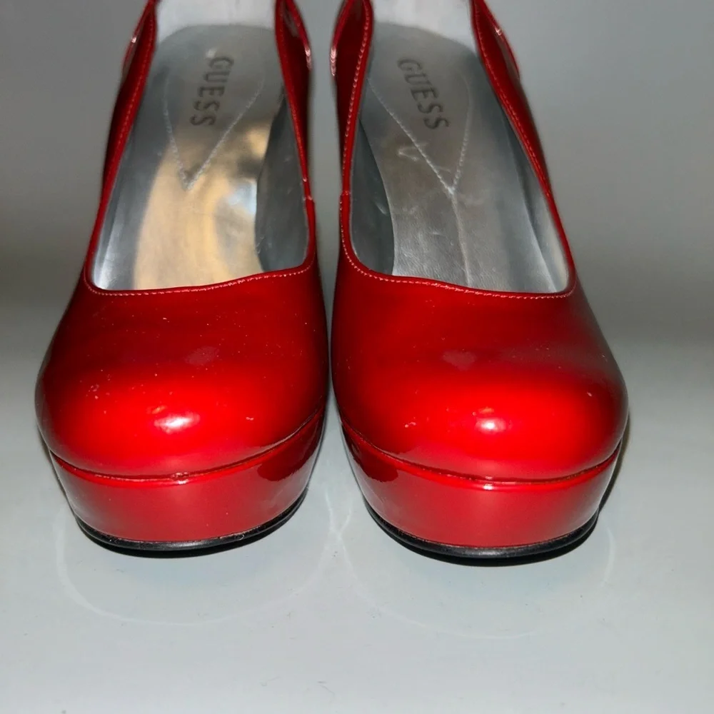 Pre loved guess heeled pump